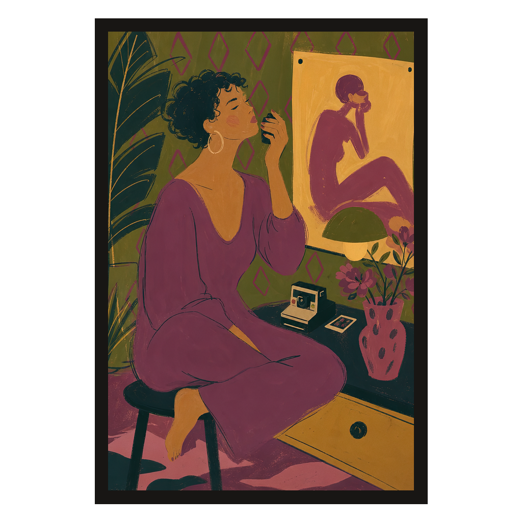 Touching Up, Plum, product preview card.