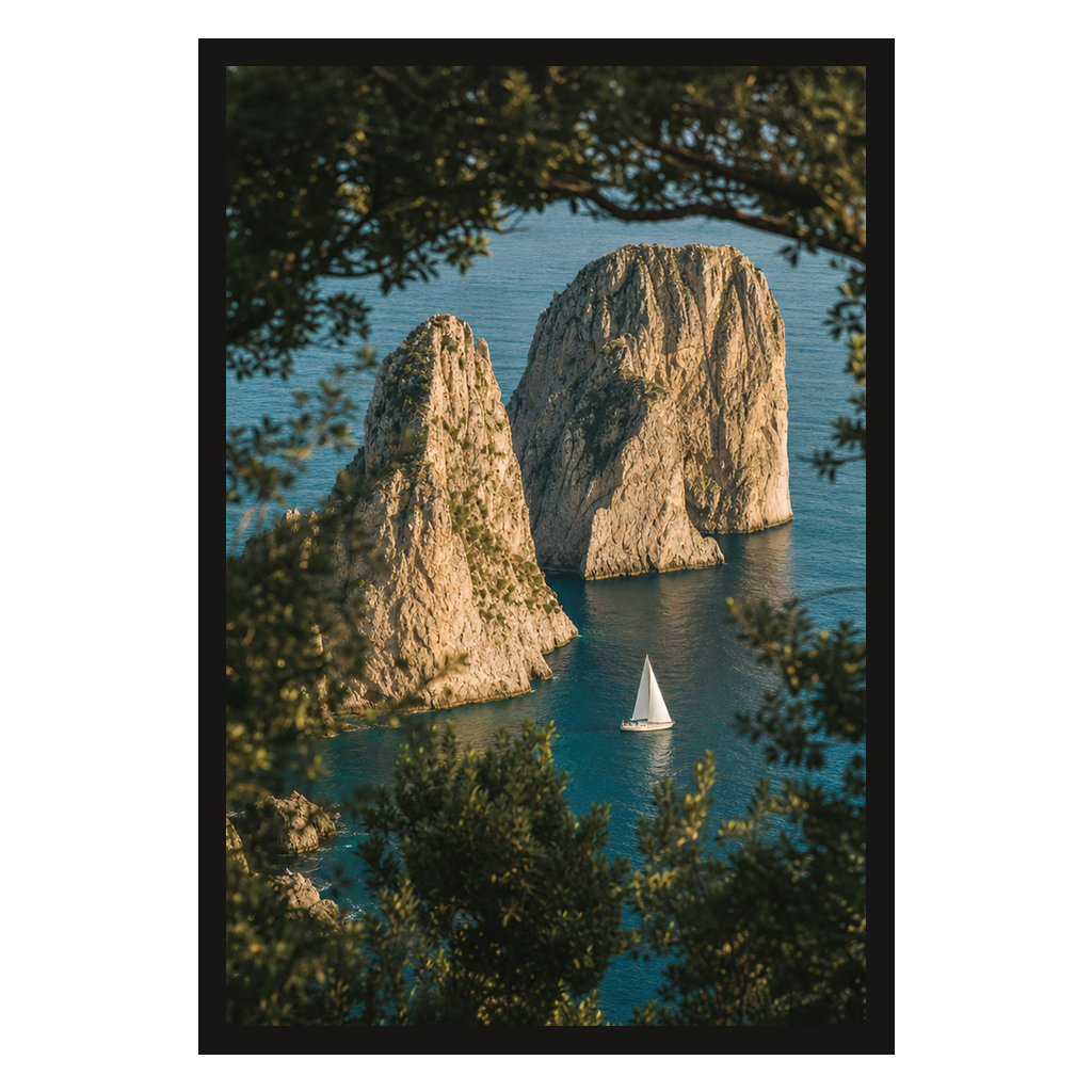 Lone Sail, Faraglioni, product preview card.