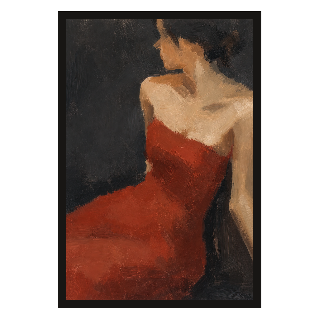Red Dress, Charcoal, product preview card.