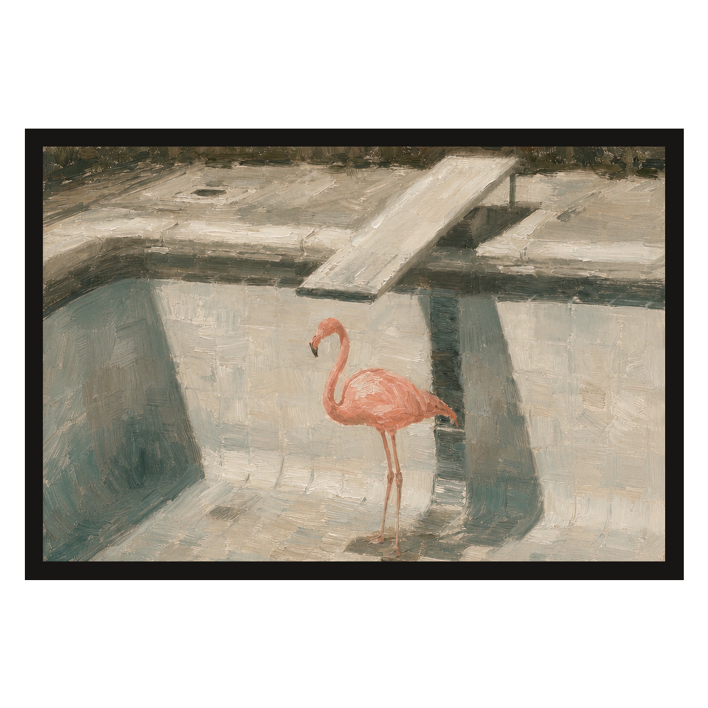 Flamingo, Empty Pool, product preview card.