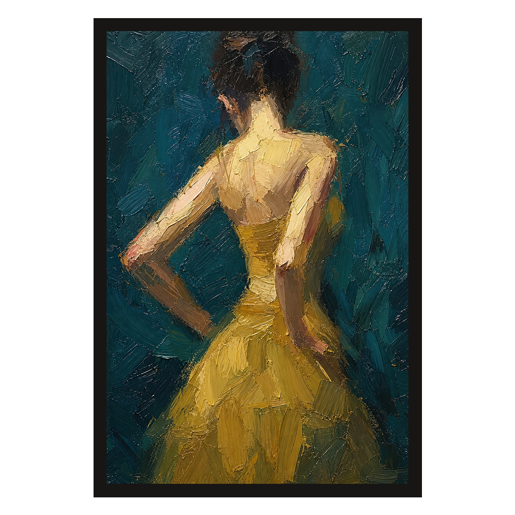 Gold Dress, Teal, product preview card.