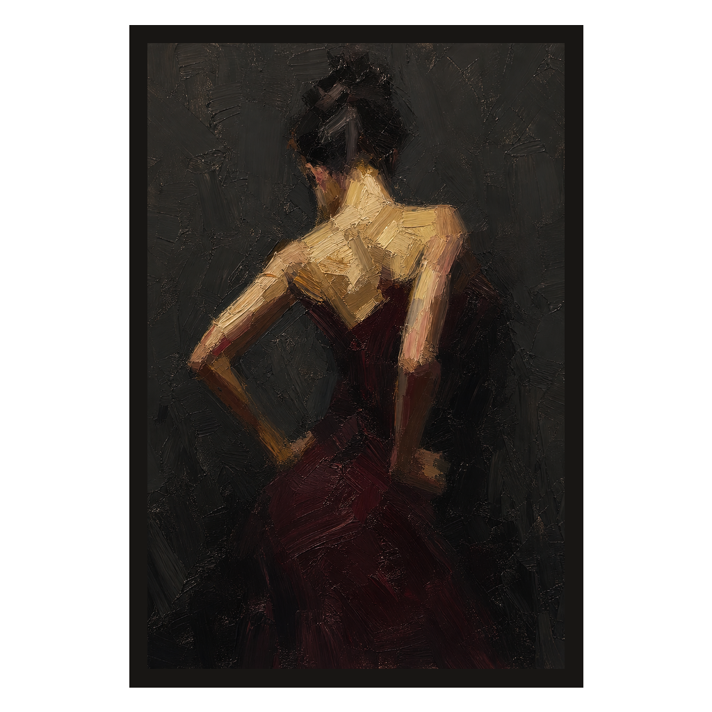 Oxblood Dress, Charcoal, product preview card.