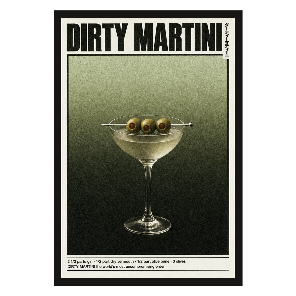 Dirty Martini, product preview card.