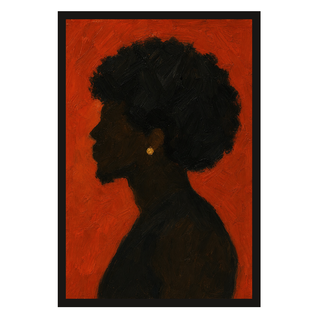 Dark Afro, Burnt Orange, product preview card.