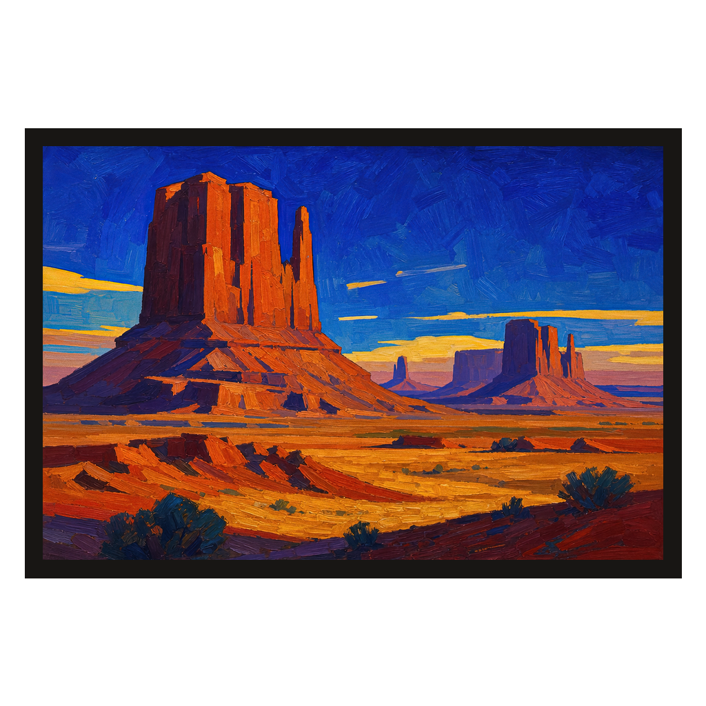 Buttes at First Light, product preview card.