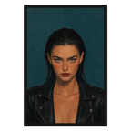 Leather Jacket, Teal, product preview card.