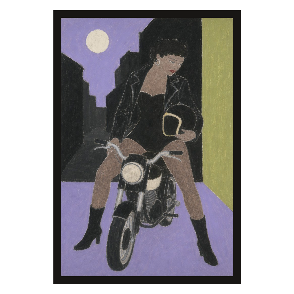 Motorcycle, Moonlit, product preview card.