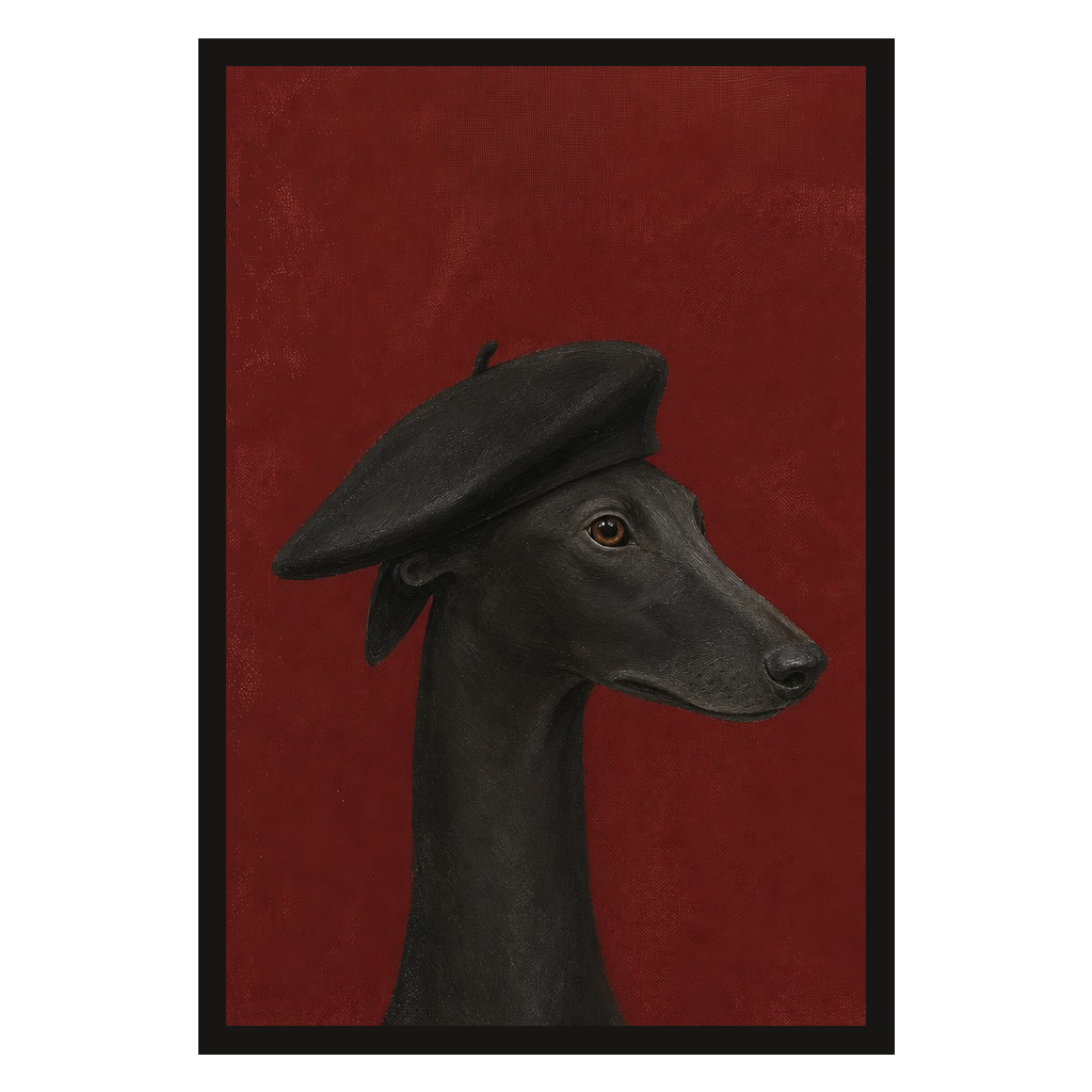 Greyhound, Black Beret, product preview card.
