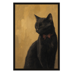 Black Cat, Red Bow, product preview card.