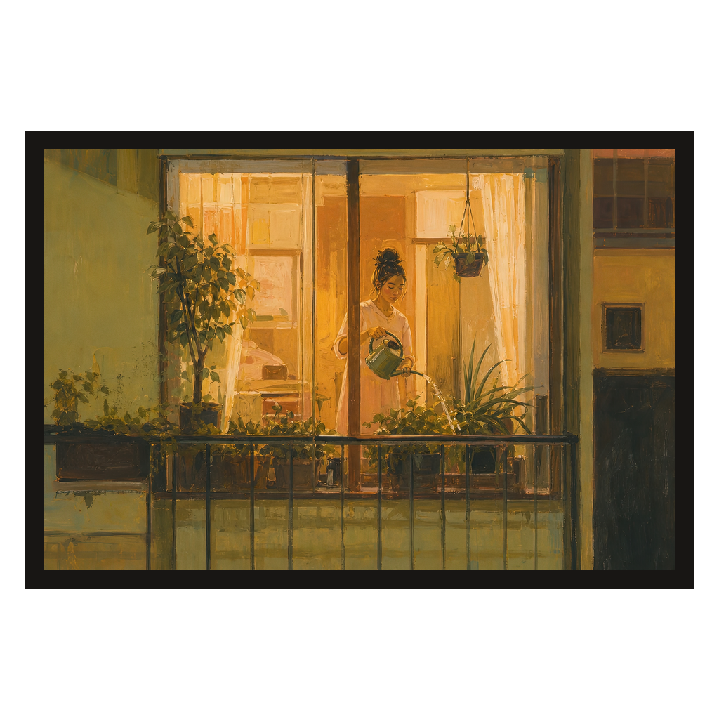Watering at Dusk, product preview card.