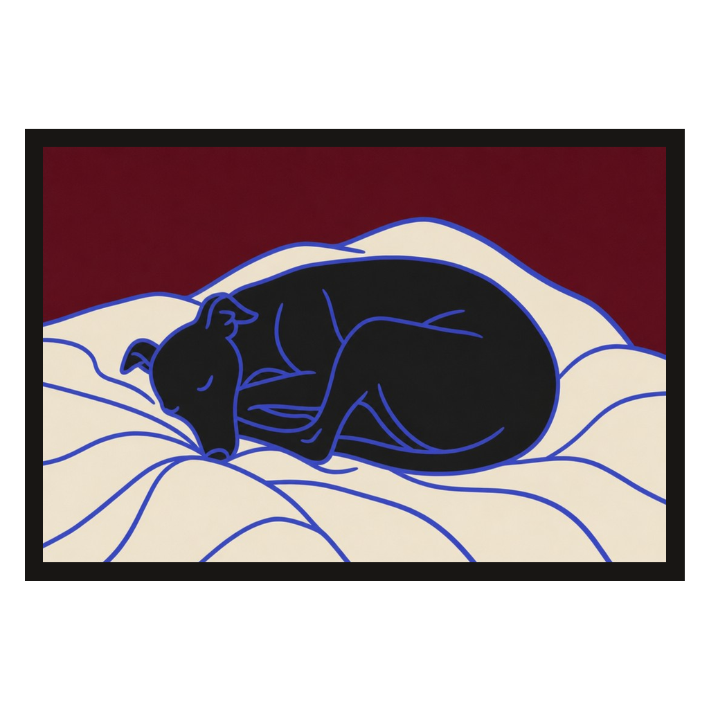 Sleeping Greyhound, product preview card.