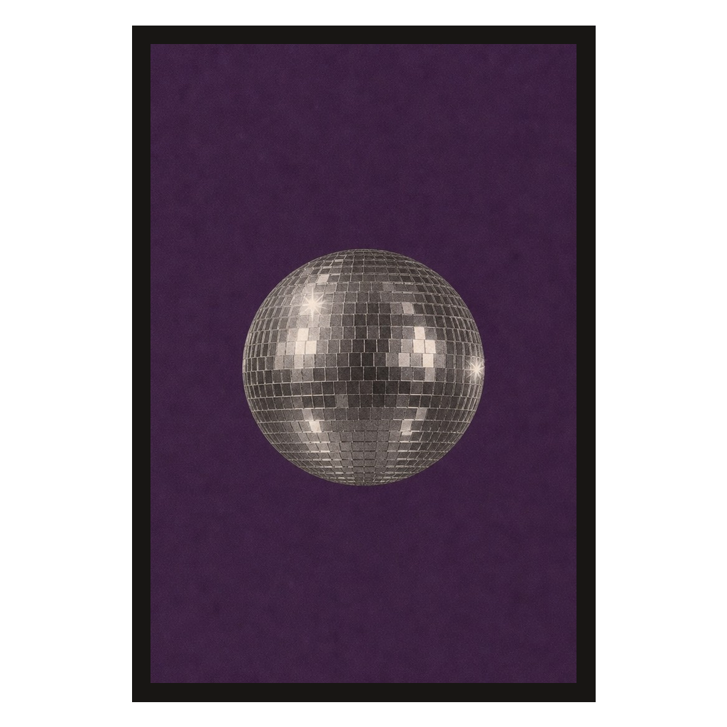 Disco Ball, Purple, product preview card.