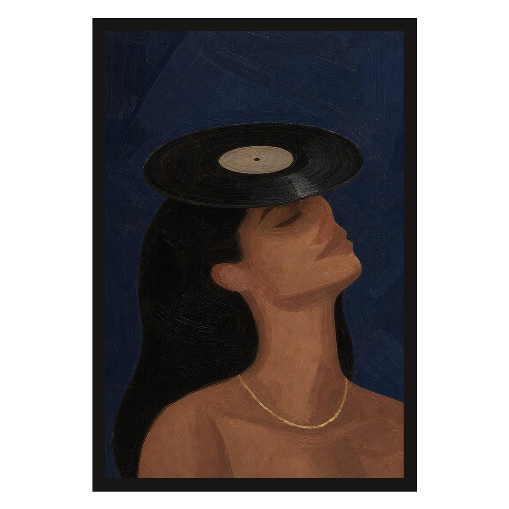 Vinyl on Her Head, product preview card.