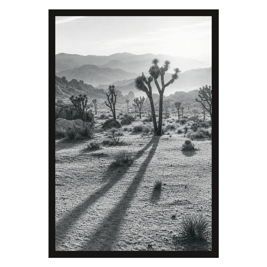 Long Shadows, Joshua Tree, product preview card.