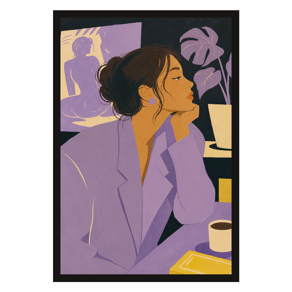 Lavender, Thinking, product preview card.