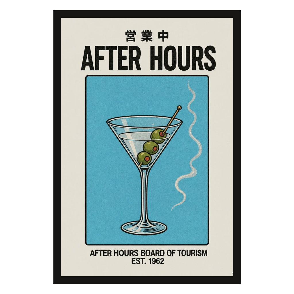 After Hours, Tourism, product preview card.