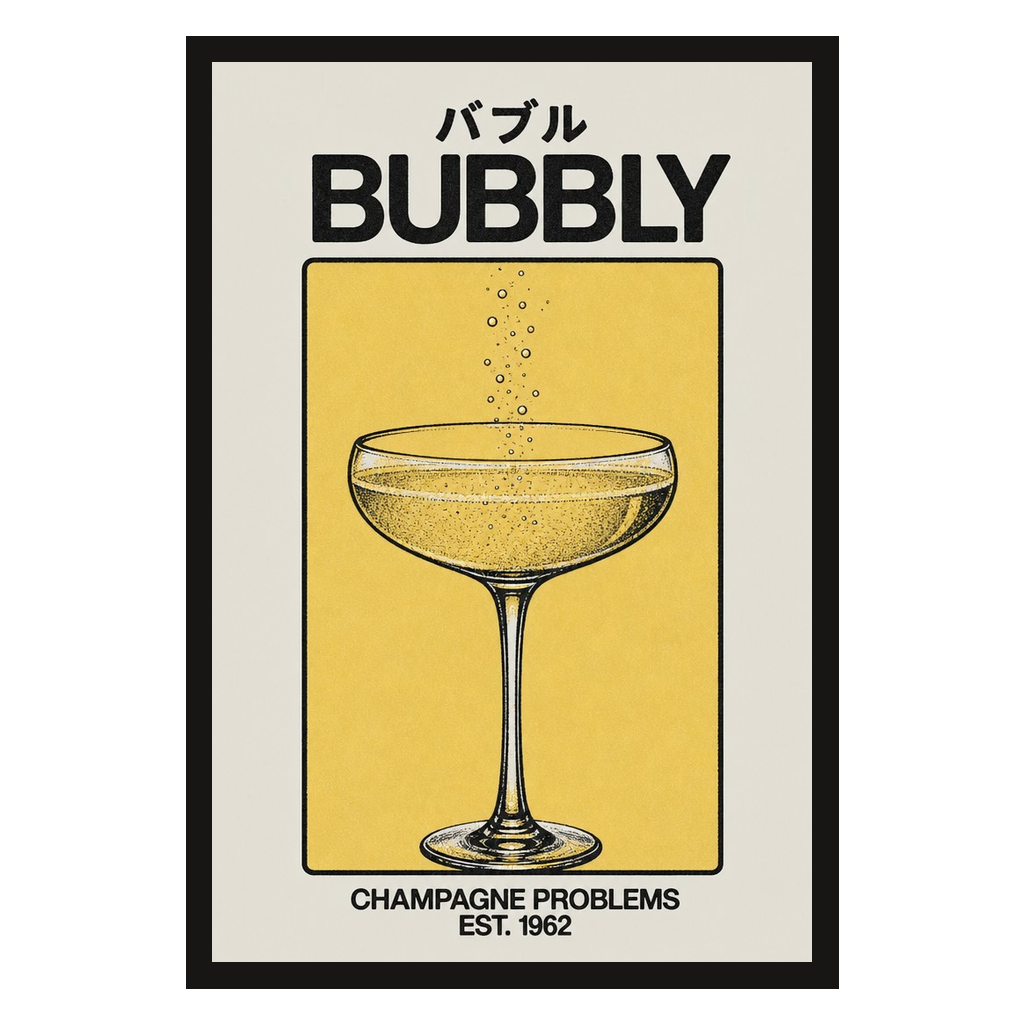Champagne Problems, product preview card.