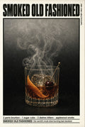 SMOKED OLD FASHIONED. Femme art print by Drunk Dame.