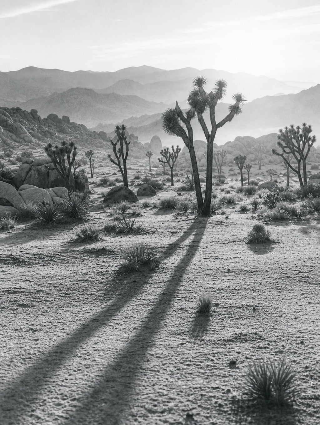 Long Shadows, Joshua Tree, solo