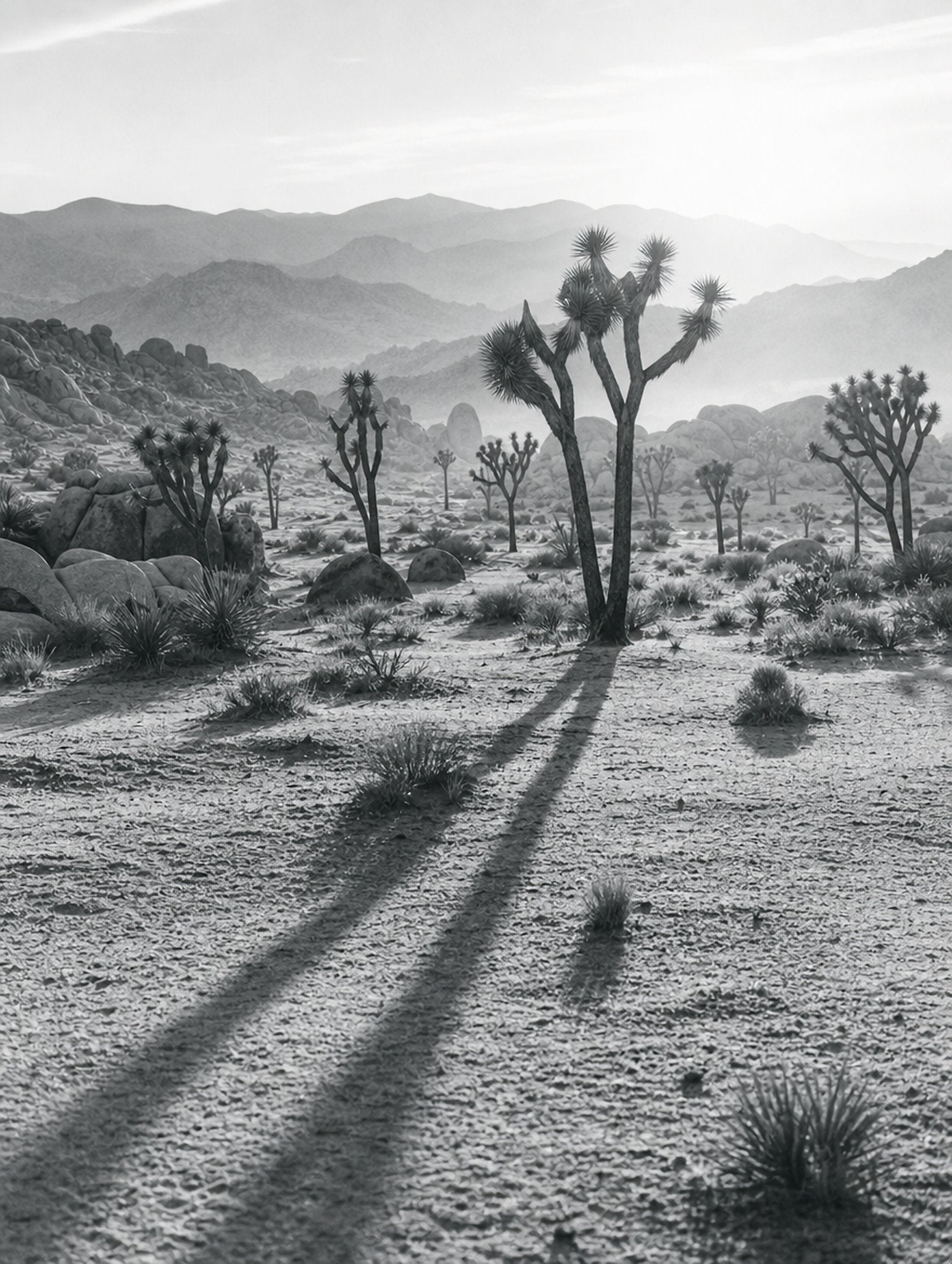 Long Shadows, Joshua Tree, solo