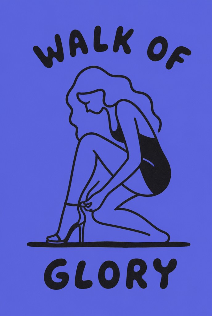 CRYING GIRLS CLUB. Text art print by Drunk Dame.