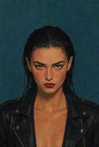 Small painterly portrait. Femme art print by Drunk Dame.