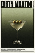 DIRTY MARTINI. Femme art print by Drunk Dame.