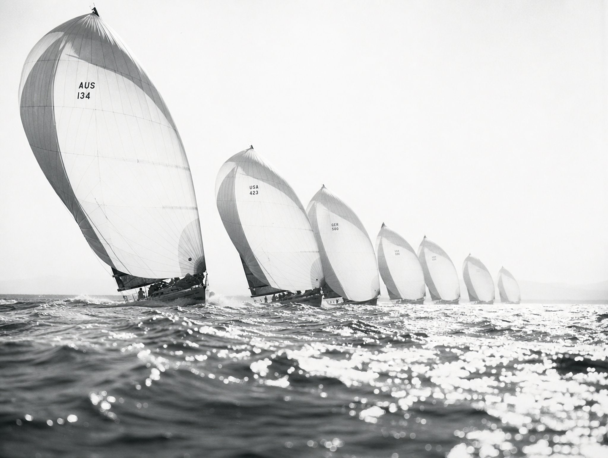 Spinnakers in Line, solo