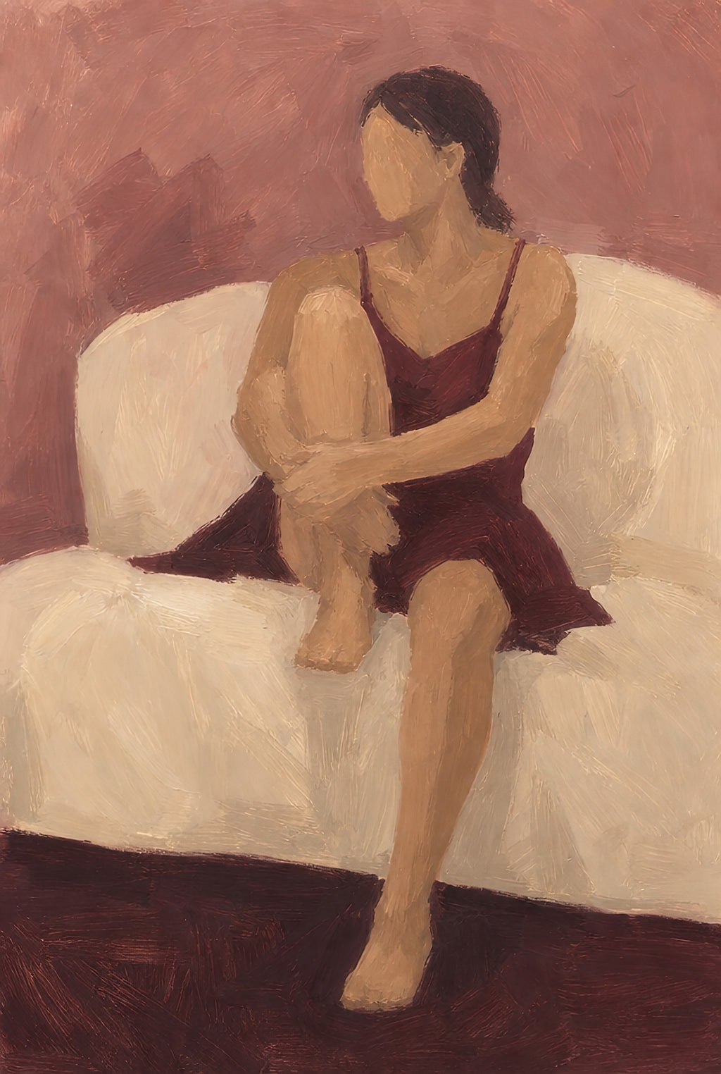 Burgundy Slip, solo