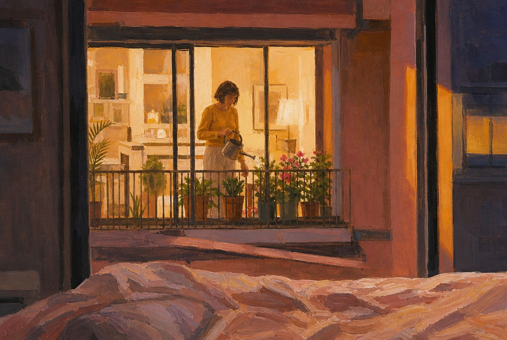 From the Bed, She Waters, solo
