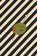 Sushi roll smoking a cigarette. Femme art print by Drunk Dame.