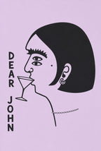 Same face, different mood. Text art print by Drunk Dame.