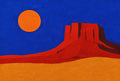 Red Mesa, Low Sun, solo