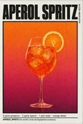 APEROL SPRITZ. Femme art print by Drunk Dame.