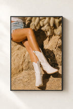 Boots and Sunburn, framed
