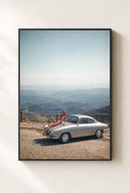 Tuscan Pit Stop, framed