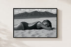 Low on the Salt, framed