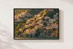 Stacked on the Cliff, framed