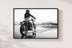 Salt and Throttle, framed