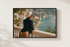 Rosé Over the Coast, framed