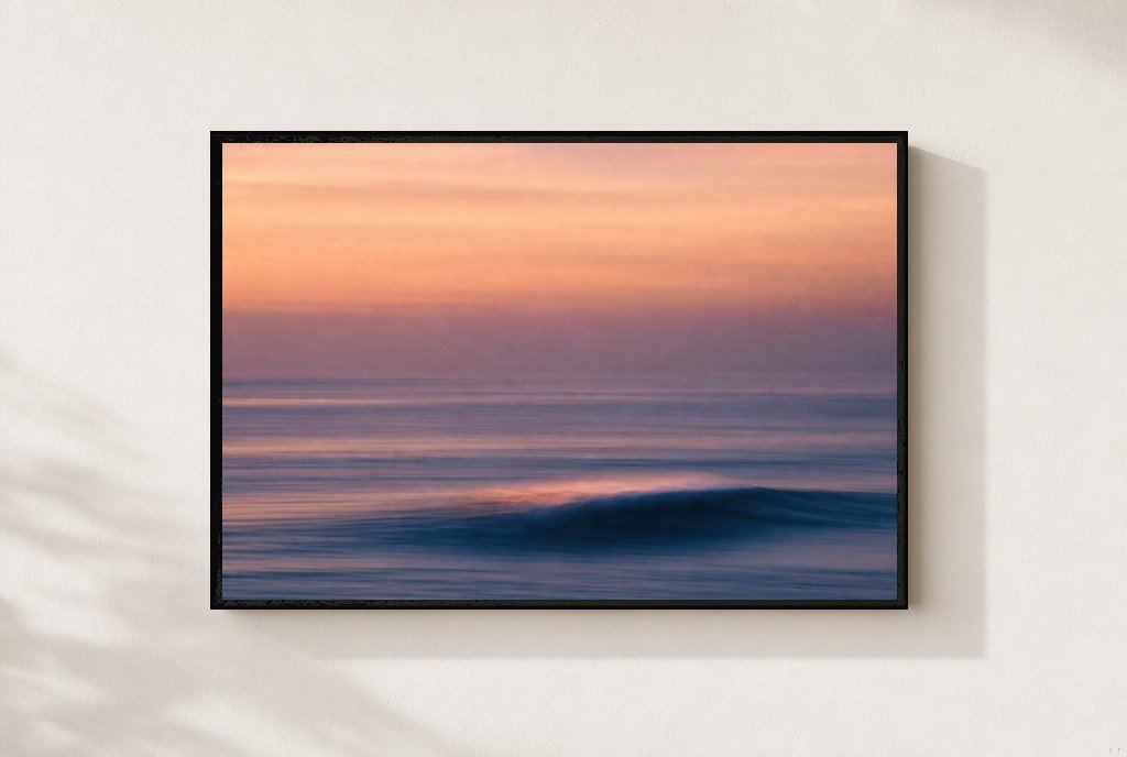 Sherbet Hour, framed