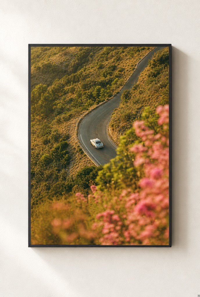 The Long Way, framed