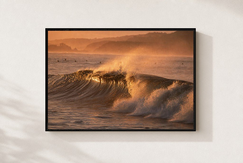Golden Hour Break, framed