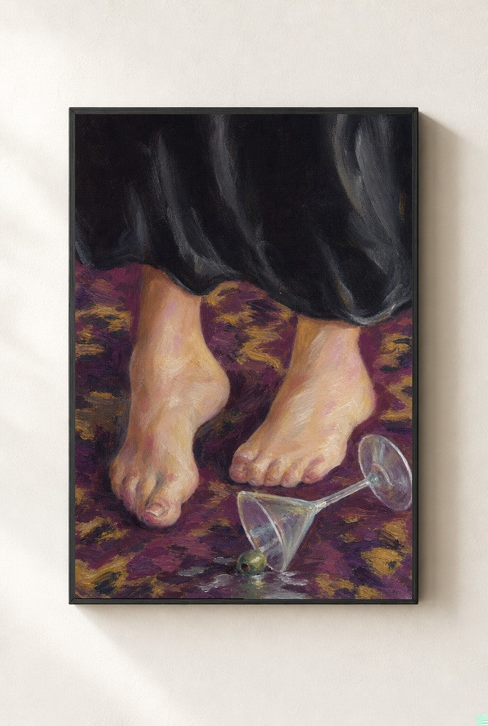 Bare Feet, Spilled Martini