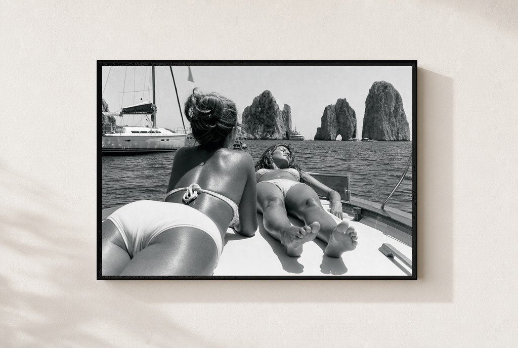 Faraglioni from the Bow, framed