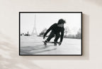 Skate, Tower Behind You, framed