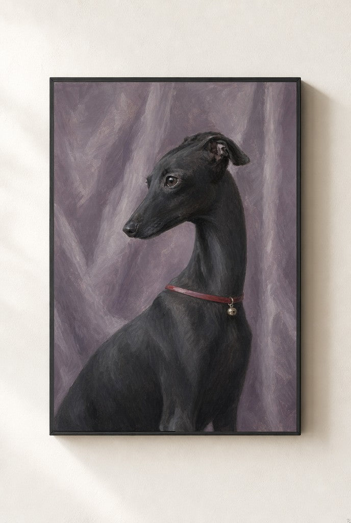Black Greyhound, Red Collar