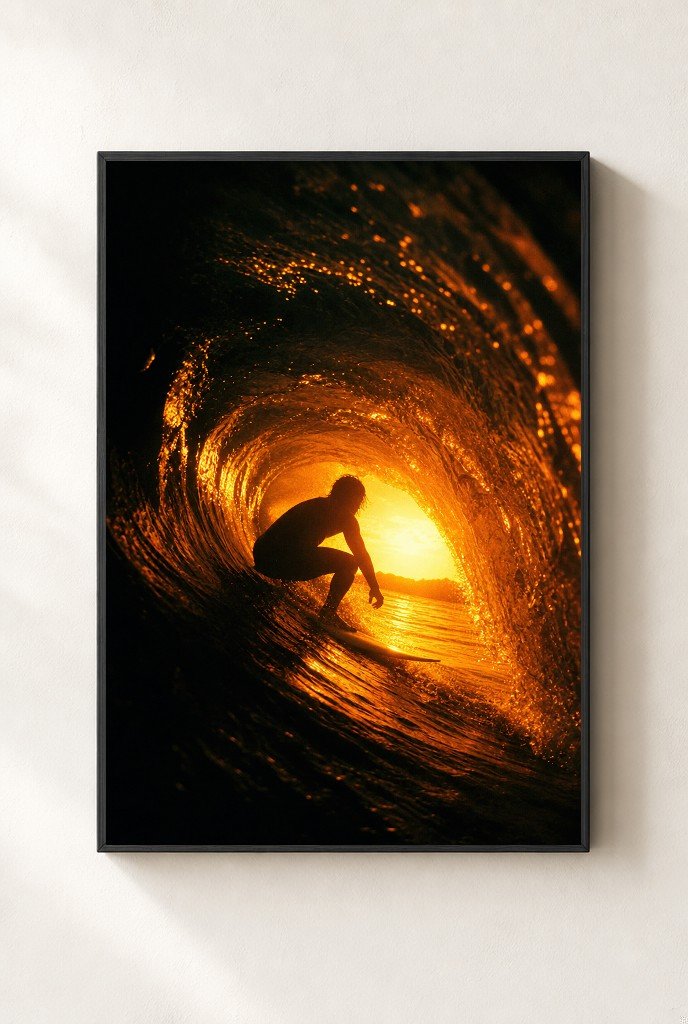 Inside the Gold, framed