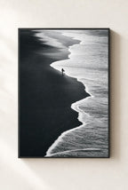 Walk the Black Sand, framed