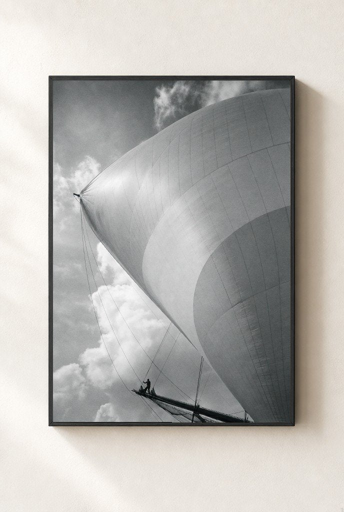 Full Sail, framed